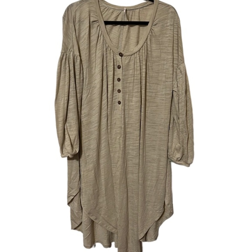 Free People Long Sleeve Cream Maxi Cardigan Size XS Oversized